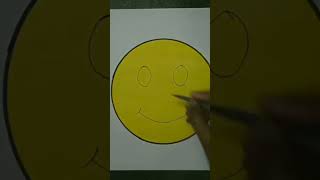 smile emoji #drawing #art #shots  #smileemoji #yellow #emoji