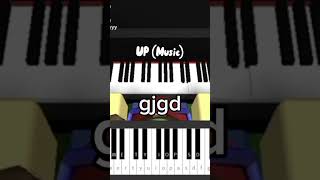 Up (Music) Tutorial piano #roblox #piano #tutorial #tutorialpiano