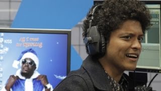 Bruno Mars sings Eye Of The Tiger acapella at Kiss FM
