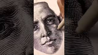 Amazing cross hatching style pen and ink drawing #NotMyHands #PenAndInkDrawing #Drawing #Amazing