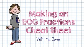 Stream EOG Tip - Making a Fractions Cheat Sheet Online