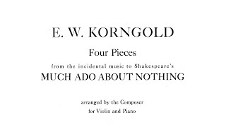 Much ado about nothing - Incidental Music : Korngold: Much ado about nothing - Incidental Music: No. 4 Intermezzo - Gil Shaham