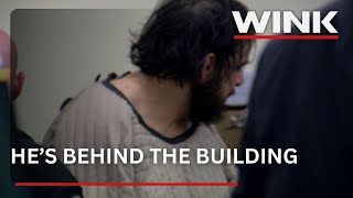 He's Behind the Building