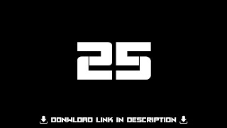 25 Seconds Countdown Timer with Beep Sound | Download Link in Description