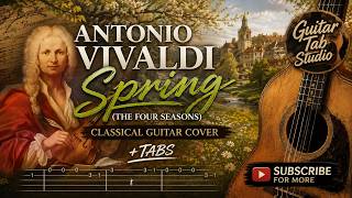Antonio Vivaldi &ndash; Spring The Four Seasons | Classical Guitar Cover + Tabs edit by &Ouml;zkan G&uuml;lhan