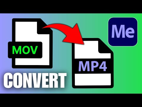 How To Convert Mov To Mp4 File In Adobe Media Encoder