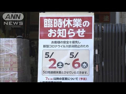 ホームセンター混雑で休業へ　時短営業で来客数増加(20/04/29)