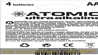 Atomic AAAA 1.5V LR61 E96 MN2500 AM6 Ultra Alkaline Battery (4 Pack)
