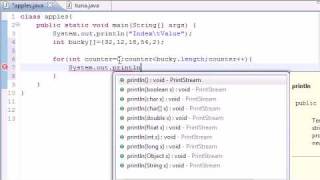 Stream Java Programming Tutorial - 28 - Creating an Array Table Online