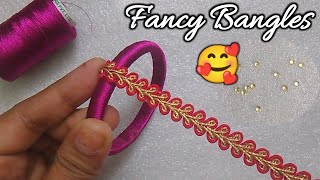 Thread Bangle Making New Model | Silk thread jewellery | Jewelry making