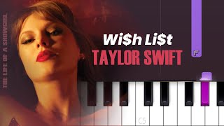 Taylor Swift - Wi$h Li$t | Piano Tutorial