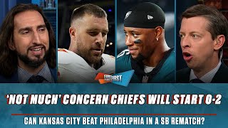 Chiefs &lsquo;could start 0-2&rsquo; with loss to Eagles, Can KC stop Saquon Barkley? | FIRST THINGS FIRST