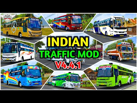 How to add INDIAN Traffic Mod in Bus Simulator Indonesia | v4.4.1 | Bussid Traffic Mod Download