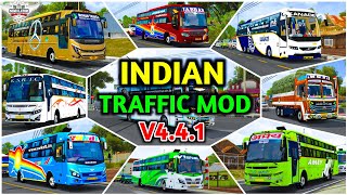 How to add Indian Traffic Mod in Bus Simulator Indonesia | Bussid Traffic Mod Kaise Lagaye v4.4.1