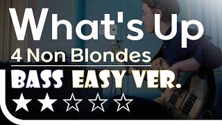 What&rsquo;s up - 4 Non Blondes Bass Easy Ver. 베이스기타 쉬운 버전. 베이스 악보.(TAB) [★★☆☆☆]