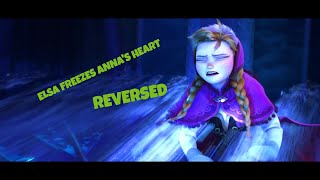 FROZEN-ELSA FREEZES ANNA'S HEART/FOR THE FIRST TIME IN FOREVER (REVERSED)