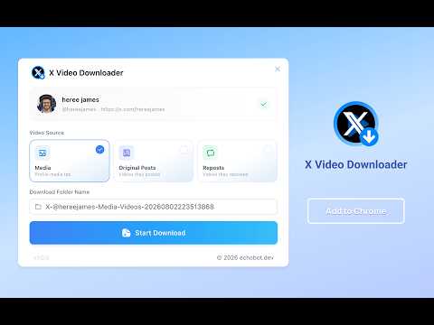 How to Download X/Twitter Videos in HD | Single Posts, Reposts & Bulk Profile Video Downloader