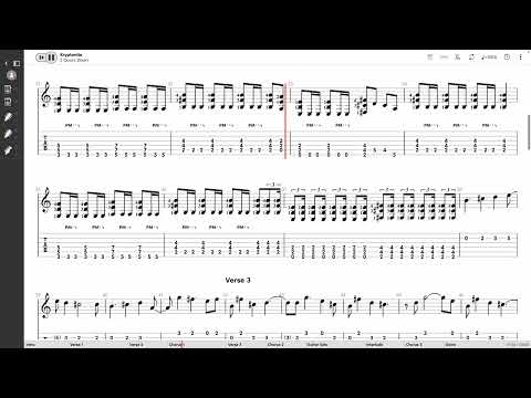 3 Doors Down - Kryptonite (GUITAR 2 TAB PLAY ALONG)