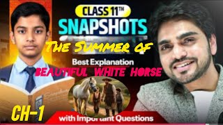 The Summer Of Beautiful White Horse Class 11 by dear 😊 sir | @Dearsir