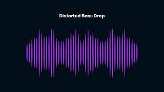 Distorted bass drop sound effect free Download