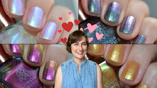 Clionadh Cosmetics Stained Glass Nail Polish Lacquer Swatches