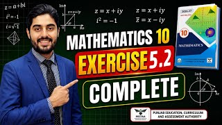 Class 10th Math New Book Chapter 5 Exercise 5.2 Complete || Ex 5.2 Class 10 || Punjab Board