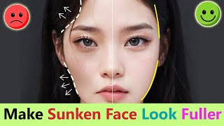 Quick Make Sunken Face Look Fuller | 3 Best Facial Exercise Fix Sunken Cheeks, Sunken Temples