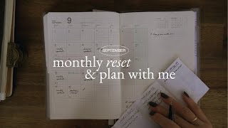 Stream september plan with me & monthly reset ✸ small business goal setting Online
