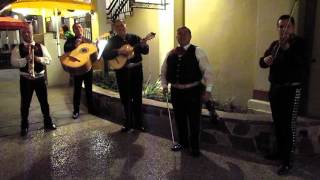 Mariachi Band Plays LIVE on the San Antonio River Walk, 10-01-2015