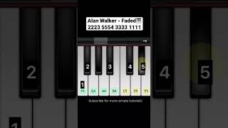 Alan Walker - Faded (Piano Tutorial)