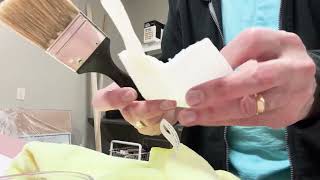 Cleaning the Varnish Brush
