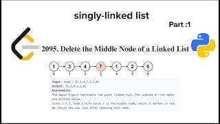 Delete Middle Node | Linked List | LeetCode | Data Structure | Python