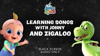 ABC & Numbers Learning Songs 🧠 | Black Screen Baby Songs (Audio Only) | Nursery Rhymes Compilation