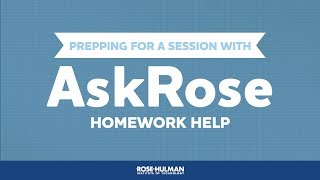 Stream Prepping for a Session with AskRose Homework Help Online