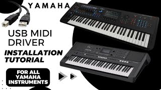 Step-by-Step Installation of YAMAHA USB MIDI Driver