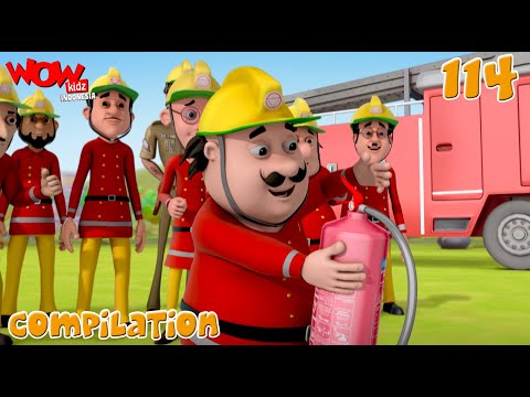 Motu Patlu Bahasa Indonesia | Kompilasi 103 | Cerita Animasi Lucu | WowKidz Indonesia | #spot
