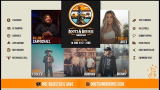 2024 Boots & Bikinis Country Music Festival in Cedar City, Utah
