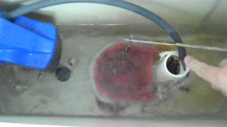 3112: Older Toto Drake Toilet with Handle on Right Side Tank 2