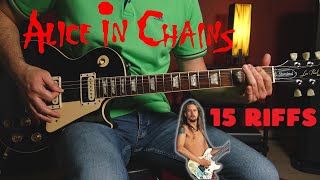 ALICE IN CHAINS - 15 RIFFS