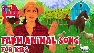 Animals on the Farm Song - Miss Linky