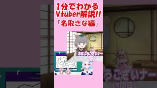 1分でわかるVtuber解説!!「名取さな編」＃Shorts＃名取さな