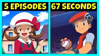 Which Protagonist Appears the LEAST in the Pok&eacute;mon Anime?