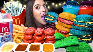 ASMR MCDONALDS SECRET MENU, BIG MAC, OREO MCFLURRY, NUGGETS, MCCHICKEN, FRIES MUKBANG 먹방