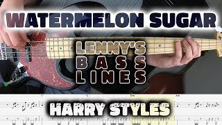 Harry Styles - Watermelon Sugar - Bass Line - Score - Tabs