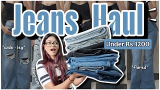 *Must Have* TRENDY HIGH WAIST JEANS HAUL!👖 | Bootcut, Wide-Leg, Straight fit, Baggy | Neha Baid