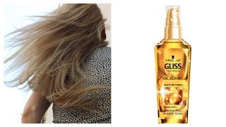 SCHWARZKOPF GLISS HAIR REPAIR OIL ELIXIR REVIEW | THE BEST CHEAP HAIR SERUM!