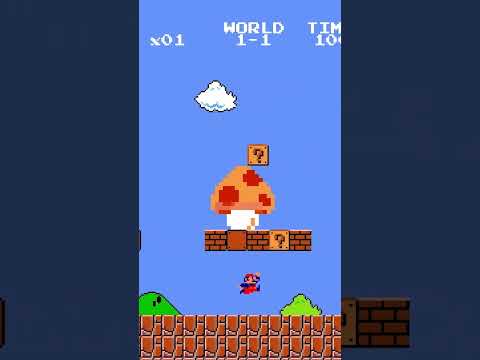 Mario Eats Giant Mushroom Mario