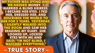 I Married A Blind Woman. For 3 Years I Was Her Eyes. Then I Caught Her Reading...