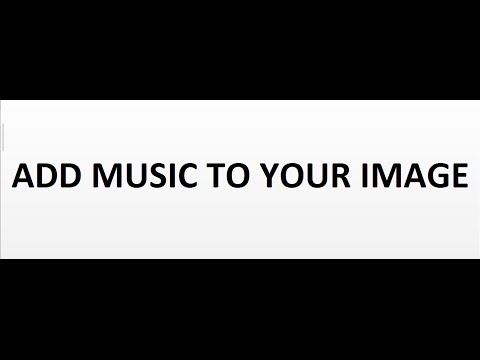 How to add music to your image online