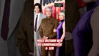 Pierce Brosnan with Granddaughter & Son at Premiere #antesedepois #shorts #hollywood #piercebrosnan